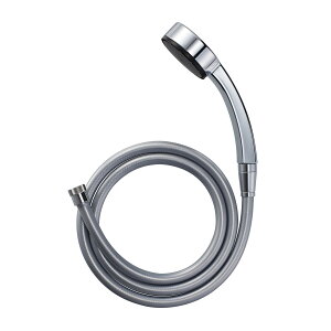 SANEI(サンエイ) シャワーセット 節水25% メッキシャワヘッド メタリック調ホース1.6? アダプター付 PS3950-CTA-CC シルバー