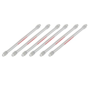 Andux ショックバスターカッシュ/テニスラケット用 振動止め 振動吸収 4色 6本入り JZTT-01 (白)