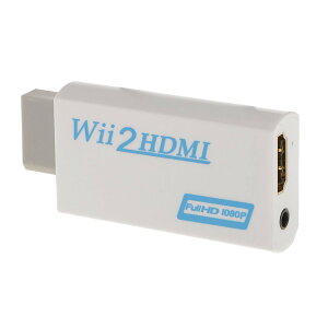 Wii hdmiϊA_v^[ Wii to HDMI Adapter Ro[^[ HDMIڑWii1080pɕϊo 3.5mmI[fBI (WIIHDMI{)