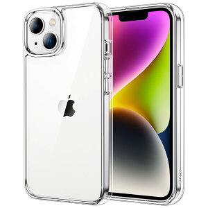 JETech iPhone 14 Plus 6.7C`p ΂݂Ȃ یP[X Ռz op[Jo[ h~ NAobN (NA)
