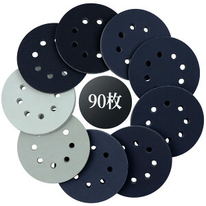 HWXINIE TfBOfBXN 125mm 90Zbg ϐThy[p[ 8 ی^ }WbN TfBOy[p[ ʖ(#240#400#600#800#1000#1500#2000#3000#5000×e10)wbhCǧ ؍HDIY