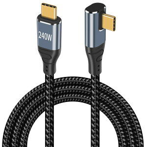 Poyiccot USB Type C P[u }[d Ly240W/5A /USB2.0Ki/ PD 3.1 ΉzUSB-C P[u L^ AE-marker`bv iC҂ Type C to Type C P[u MacBook/MacBook Pro/iPad Pro/Nintendo SwitchȂǃ^Cvc