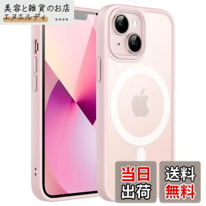 JETech iPhone 13 mini 5.4C`p }Olbg P[X MagSafeɑΉ ̃}bgw ^ ϏՌ Jo[ (sN)