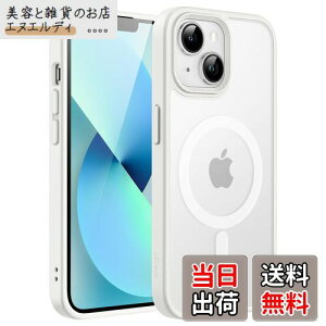 JETech iPhone 13 6.1C`p }Olbg P[X MagSafeɑΉ ̃}bgw ^ ϏՌ Jo[ (X^[Cg)