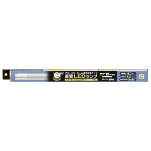 オーム電機 LED蛍光灯 直管LEDランプ 15形相当 G13 昼光色 グロースターター器具専用 片側給電仕様 LDF15SS・D/8/11 7 06-4909 OHM
