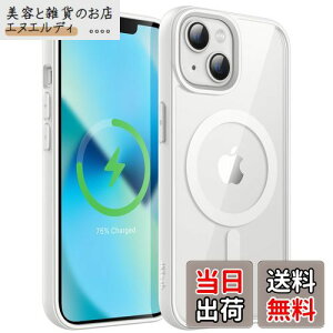 JETech iPhone 13 6.1C`p }Olbg P[X MagSafeɑΉ Ռz op[Jo[ \bhJ[}bgTPUt[ h~ NAobN (X^[Cg)