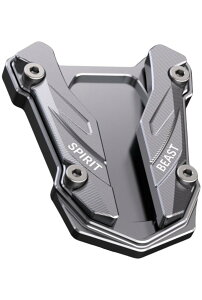KeiSquare スタンドプレート サイドスタンドボード サイドプレート サイドステップ スタンドプレート YAMAHA用 YZF-R3 MT-03 YZF-R25 MT-25 (チタン)