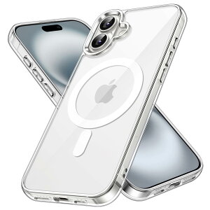 JETech iPhone 16 6.1C`p }Olbg P[X MagSafeΉ Ռz op[Jo[ h~ NAobN (NA)