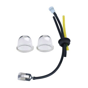 senjue 草刈機 刈払機 交換 燃料ホースセット プライマリーポンプ燃料ホース 差し替え エコー ECHO GT200ストリングトリマーパーツ 燃料ライン用グロメット付 燃料フィルター付