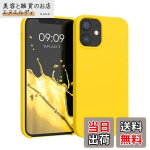 kwmobile スマホケース Apple iPhone 12 mini対応 ケース - TPU リキッド シリコン カバー - 耐衝撃 傷防止 サラサラ Case