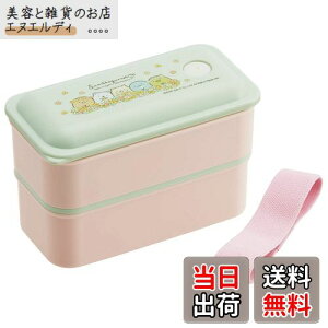 スケーター (skater) 弁当箱 銀イオン Ag+ 抗菌 ふわっと 盛れる パッキン 一体型 2段 550ml すみっコぐらし ねこのきょうだい PALW6AG