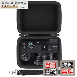 (ケースのみ)ソニー SONY ミラーレス一眼カメラ α6400/α6700(16-50mmレンズ SELP1650に対応)専用収納ケース-Aenllosi