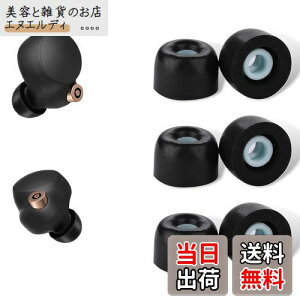DELUXEFOX 低反発イヤーピース イヤーチップ スポンジ耳栓カバー ヘッドフォン耳栓 SONY用 WF-1000XM4/1000XM5適用 イヤーキャップ ウレタン製 低反発イヤホンカバー イズ低減 遅いリバウンド 音質を