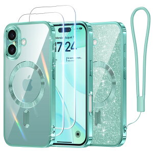 Meifigno P[X iPhone 16 6.1C`p [MagSafeΉ] [XN[veN^[2] [Ob^[J[h&XgXgbv] TEhYی iPhone 16 P[Xp eB[