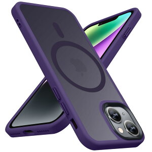 yzTMUJWS iPhone 14 pP[X/iPhone 13 pP[X MagneticΉ NA ϏՌ Ռz }Olbg ČRMILKi SʕیJo[ ACtH14 13 pP[X  6.1C` }bg Xgb