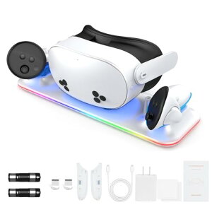 yzMeta Quest 3S Ή [dhbN I[o[`[Wی Ziifun [dX^h }[d ֗ gpȒP ȃXy[X [d\obe[t ANZT[t Meta VR p `[WO (z