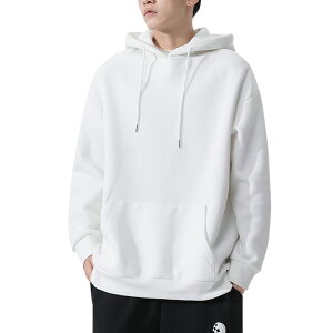 【送料無料】Sukinana パーカー メンズ 秋服 冬服 大きいサイズ 無地 おしゃれ フード付き トレーナー ゆったり シンプル スポーツ プルオーバー