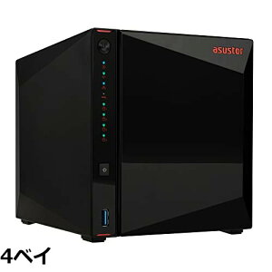 �y���������zASUSTOR ASUS�q��� NAS �L�b�g 4�x�C AS5404T Nimbustor 4 Gen2 M.2 NvMe SSDx4�X���b�g Intel Celeron N5105 �N�A�b�h�R�A 2x2.5GbE�����|�[�g DDR4 4GB������ HDMI ���� ���[�J�[3�N �������K�㗝�X�i