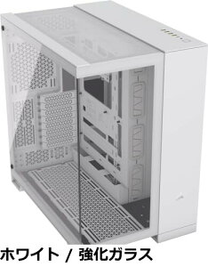 �y���������zCORSAIR 6500X Mid-Tower Dual Chamber �~�h���^���[�^PC�P�[�X �z���C�g CC-9011258-WW