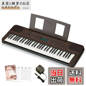 �y���������z���}�n �|�[�^�u���L�[�{�[�h 61���� �u���b�N PSR-E360B �֗��ȃ��b�X���@�\��^�b�`���X�|���X�𓋍� �F�F�_�[�N�E�H���i�b�g��