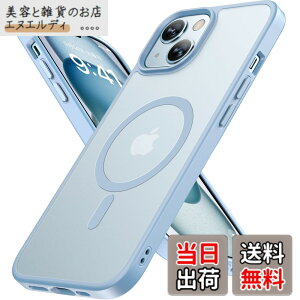 �y���������zMiracase iPhone13/14/15 /16/17�P�[�X�yMagsafe�Ή��E�ČR�K�i�z�ϏՌ��A���h�~�A���΂ݖh�~�A�����Ĕ��ɗD�����f�U�C���A�����{�^���A�}�b�g�A�t���X�g �F�F���F�A�T�C�Y�FiPhone 15