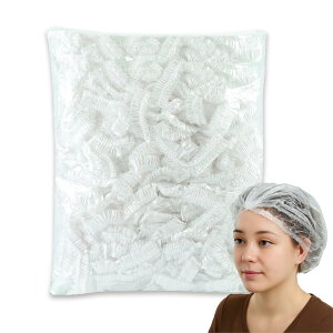 【送料無料】benrii シャワーキャップ 100枚セット 使い捨て ヘアキャップ 使いきり ヘアカラー 髪染め お風呂/ヘアサロン/調理/業務/作業用/フリーサイズ 男女兼用 透明 防水 色:クリア