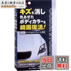 【送料無料】ソフト99(SOFT99) ワックス WAX カラーエボリューション ホワイト&ホワイトパール 自動車塗装面のキズ消し、保護及び艶出し用 保護手袋、専用拭き取りクロス2枚、専用スポンジ 005