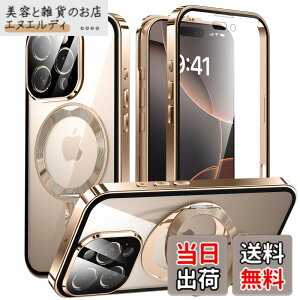 �y���������ziPhone 16 Pro Max �p ���� MagSafe�Ή� �P�[�X �A�C�t�H��16�v���}�b�N�X �A���~�o���p�[ 360°��]�X�^���h Uovon �X�}�z�P�[�X �A�C�z��16�v���}�b�N�X �S�ʕی� �J�o�[ �J���������Y��