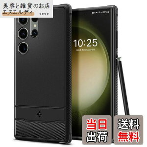 yzSpigen Galaxy S23 Ultra P[X ϏՌ [ SC-52D | SCG20 ] TPU \tgP[X ČRMILKi擾 ϏՌ h~ Jی Qi[d CX[d MbhEA[}[ ACS05613 (}bgEubN)