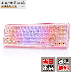 �y���������zYUNZII X71 ���J�j�J���Q�[�~���O�L�[�{�[�h �����L�[�L���b�v 71�L�[ 68%�z�� ���C�����X �z�b�g�X���b�v�Ή� BT5.0/2.4G/USB-C �K�X�P�b�g���� RGB ���� Windows/Mac�p �Z�K�F�؎擾�i�N��