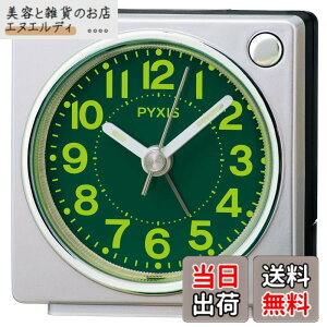 �y���������z�Z�C�R�[�N���b�N(Seiko Clock) �ڊo�܂����v �u�����v �A�i���O �W������������ ��F���^���b�N 65x64x38mm PYXIS �s�N�V�X NR450S