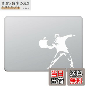 �y���������z�J�C���h�X�g�A MacBook Air/Pro 11 / 13�C���` �}�b�N�u�b�N �X�e�b�J�[ �V�[�� �o���N�V�[ �����g�t �K�C Banksy Molotov Guy 13�C���` �z���C�g M424-13-W