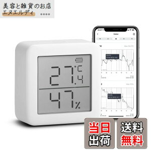 �y���������z�yWorks with Alexa�F��zSwitchBot �����x�v �f�W�^�� �X�}�[�g�Ɠd �����x �X�C�X���Z���T�[ �X�}�z�ŉ��x���x�Ǘ� �~�J �M���Ǒ΍� �A���[���t�� �O���t�L�^ Alexa�AGoogle home�AHomePod