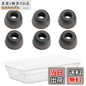 �y���������zA-Focus �C���[�s�[�X �C���[�`�b�v Jabra Elite 65t �C Jabra Elite Active 65t �C Galaxy Buds ���C���z���p �V���R�����`�b�v S�T�C�Y 3�y�A �yFit In Case�z Glay (DZ3S)