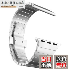 �y���������zMaKTech�X�e�����X�X�`�[�������̃����N�u���X���b�g�o���h�ɑΉ����܂��ƌ݊���������Apple Watch �V���[�Y 11/10/9/8/7,Ultra 3/2/1,SE 3/2/1 [2025] (46mm/45mm/44mm/49mm,�V���o�[)