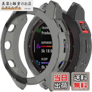 �y���������zMiimall�Ή�Garmin Epix Gen2/Epix Steel�P�[�X TPU�ގ� �\�t�g �Ռ��z�� �y�� ���^ �K�[�~�� Epix Gen2 �J�o�[ �����h�~ �����Ή� �E���ȒP Epix Gen2�ی�J�o�[ �o���p�[�i�N���A�u���b�N�j