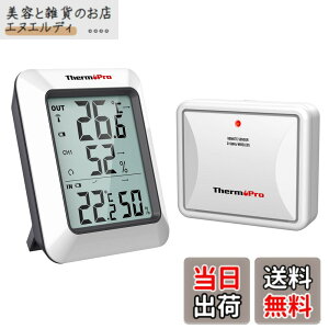 �y���������zThermoPro�T�[���v�� ���x�v �����x�v���C�����X ���O �������x�v �ō��Œቷ���x�l�\�� �����x LCD��t����� �u���|�����p�^�C�v �}�O�l�b�g�t TP-60S