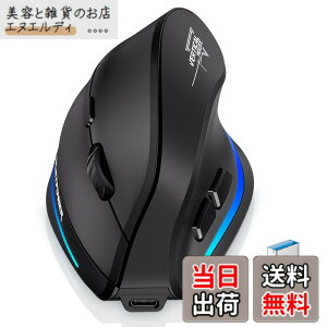 �y���������zECHTPower �G���S�m�~�N�X�}�E�X ���C�����X �c�^ ����2.4GHz �É� �l�I��LED 6�i�KDPI���� TYPE-C�[�d�� �É� �����Ԏg�p 6�{�^�� �E��p �l�ԍH�w�f�U�C�� Windows/MacOS�Ή� �����}�E�X
