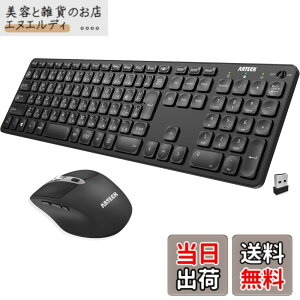�y���������zArteck 2.4G�������C�����X �L�[�{�[�h �}�E�X �Z�b�g �y�� ���^ Type-C �[�d�� �t���T�C�Y �L�[�{�[�h �}�E�X �R���s���[�^�[�A�f�X�N�g�b�v�APC�A���b�v�g�b�v�AWindows 11/10/8/7�Ƃ�