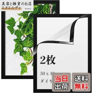�y���������zLEADINTOP �_�C�������h�A�[�g �t�H�g�t���[�� 2�� �}�O�l�b�g�t�� 30 x 40 cm �_�C�������h�G��p �ǂ������Ȃ� ���ȔS���� �Ǌ|�� �f�B�X�v���C�t���[�� �ʐ^�t���[�� �\���� �|