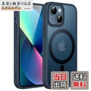 �y���������zJETech iPhone 13 mini 5.4�C���`�p �}�O�l�b�g �P�[�X MagSafe�ɑΉ� �������̃}�b�g�w�� ���^ �ϏՌ� �J�o�[ (�X�g�[���u���[)