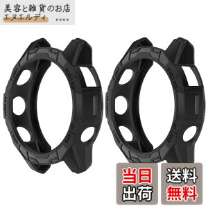 �y���������zSHEAWA for Garmin�K�[�~�� Fenix 7X Pro �P�[�X �J�o�[ �ی�P�[�X �݊��i Epix Pro 51mm TPU�S�� �ی�J�o�[ �ϏՌ� �A�N�Z�T���[ (�u���b�N)