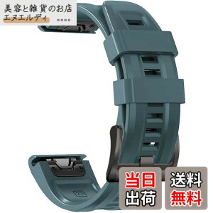 �y���������z[YOCAHU] QuickFit 22 mm �o���h �����p for GARMIN(�K�[�~��) Fenix 7 Pro Solar/Approach S70 47mm/Forerunner 965 �Ή� �X�g���b�v �V���R�� �x���g �_�炩�� �h���� �K�[�~�� �p �����o���h (Lake Blue)