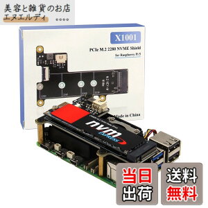 �y���������zGeekworm X1001 V1.1 PCIe NVMe M.2 SSD 2280�g���{�[�h�ARaspberry Pi 5�ɓK�p