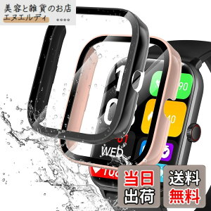 �y���������zredmi watch6 �P�[�X �F�F�u���b�N+�s���N�A�T�C�Y�FVialove KW105-G01(�u���b�N+�s���N)