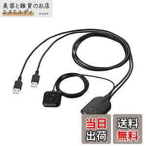 �y���������z�G���R�� KVM�X�C�b�` �L�[�{�[�h�E�}�E�X�p �茳�X�C�b�`�t �u���b�N KM-A22BBK �F�F�u���b�N