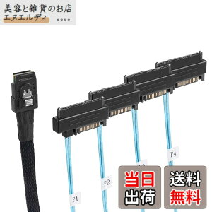 �y���������zCableCC����36�s���~�jSAS SFF-8087�z�X�g4 SFF-8482�^�[�Q�b�gSAS�n�[�h�f�B�X�N�����IDE�d���P�[�u��50cm �T�C�Y�F0.5m