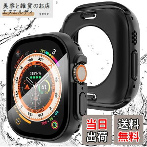 �y���������zAMAPC for Apple Watch �P�[�X 45mm 44mm 41mm 40mm �Ή� �ƌ݊��������� ���b�� Ultra/Ultra2/Ultra3 �F�F�u���b�N�A�T�C�Y�F44mm 360�x�S�ʖh��
