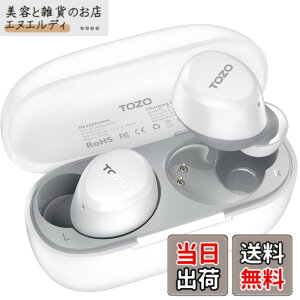 �y���������zTOZO A1 �C���z�� bluetooth ���C�����X�C���z�� ���ቹ�� �g�F�n���� ���^�y�� �}�C�N���� AI �ʘb���m�C�Y���_�N�V���� �J�X�^��EQ �A�v���Ή� �h�� �ő��32���Ԃ̘A���Đ� �Ԃ�[