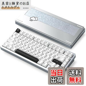 �y���������z�yWOBKEY Rainy 75�L�[�{�[�h�z�J���̂悤�ȑŌ��� ���J�j�J���L�[�{�[�h 3WAY�ڑ� OS�݊��� �z�b�g�X���b�v��VIA�̑Ή� �J�X�^�}�C�Y�� �K�X�P�b�g�f�U�C�� �A���~�j�E���f�ގg�p RG